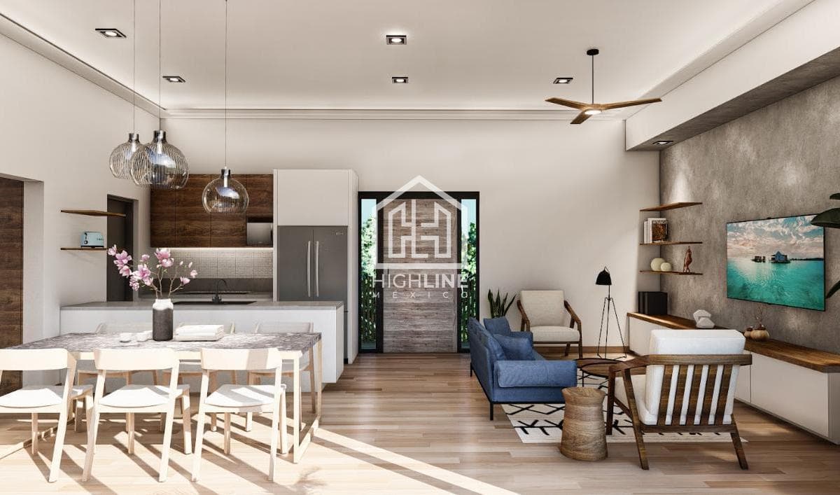 DEPARTAMENTO EN VENTA EN BACALAR A 400 METROS DE LA LAGUNA DE BACALAR