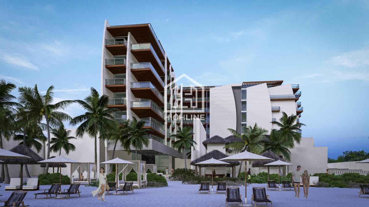 Departamento de lujo de 3 habitaciones en Playa del Carmen a pocos metros de la playa | Gym y cowork