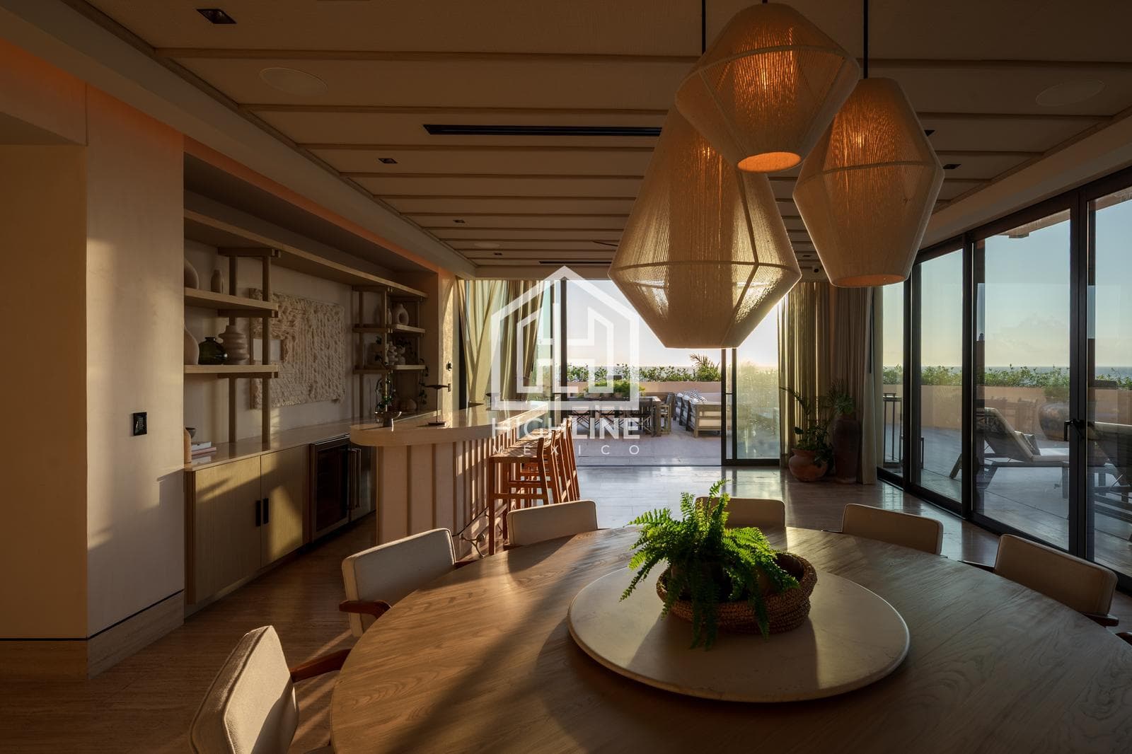 Pent-Garden en venta de 6 habitaciones en Playa del Carmen con vista al mar | Alberca y Beach Club