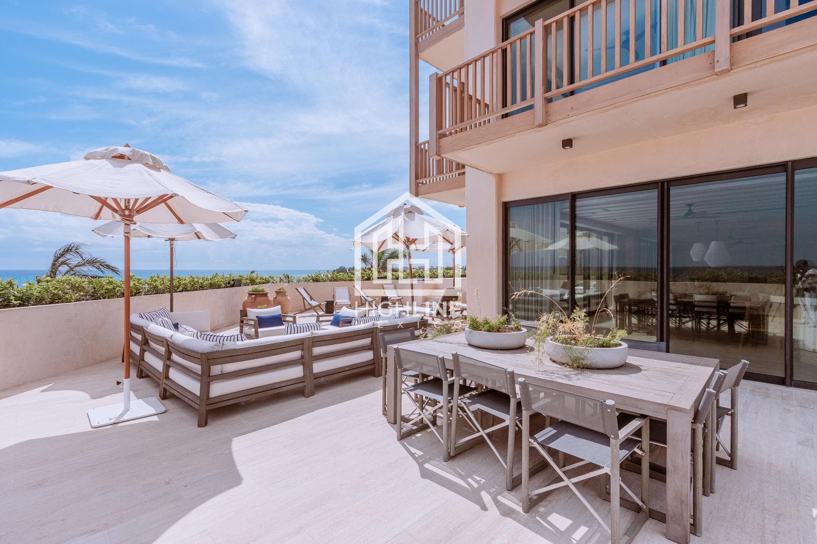 Pent-Garden en venta de 6 habitaciones en Playa del Carmen con vista al mar | Alberca y Beach Club