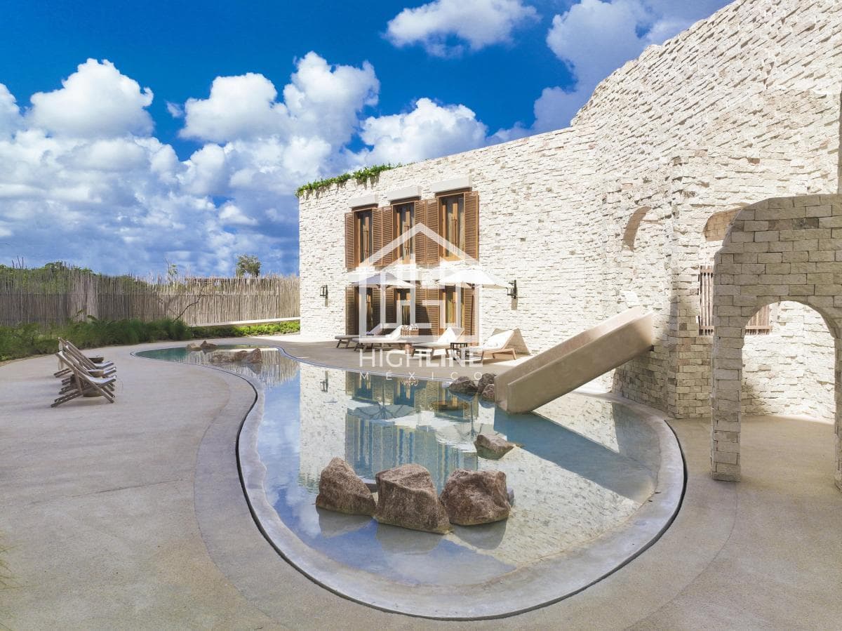Pent-Garden en venta de 6 habitaciones en Playa del Carmen con vista al mar | Alberca y Beach Club