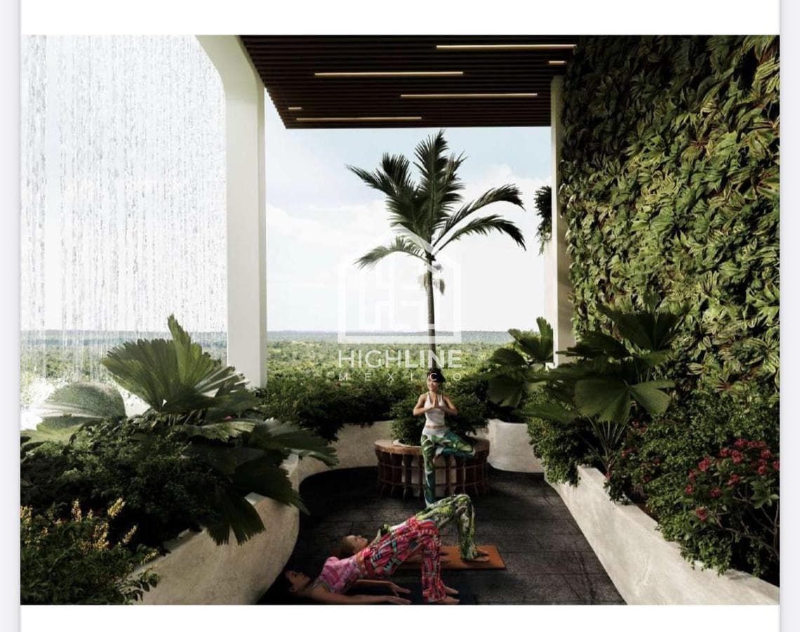 Departamento estudio amueblado frente al mar en Puerto Morelos con infinity pool