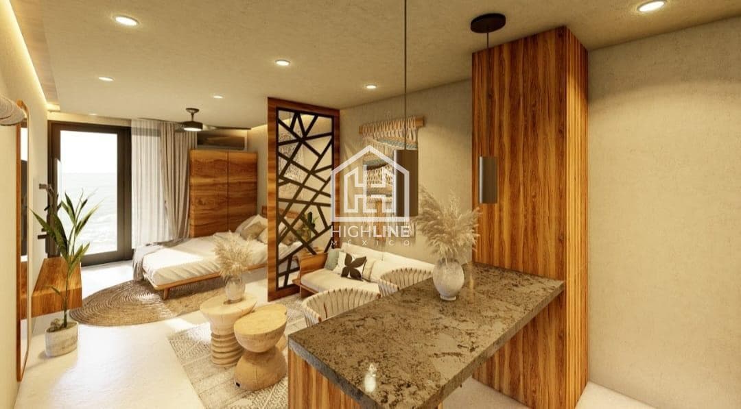 Loft cerca 5ta avenida con estacionamiento | rooftop | elegante y moderno