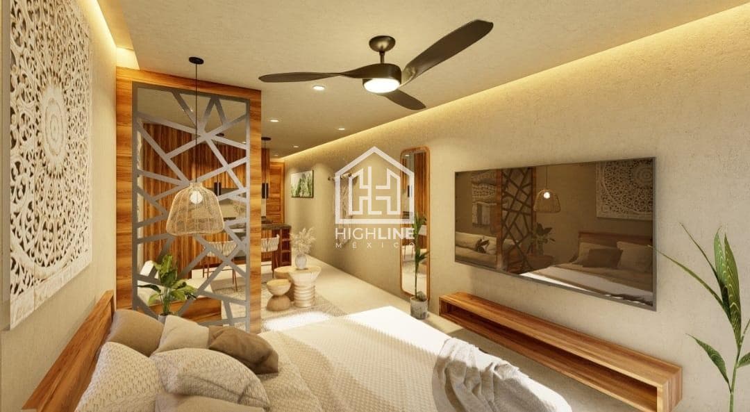 Loft cerca 5ta avenida con estacionamiento | rooftop | elegante y moderno