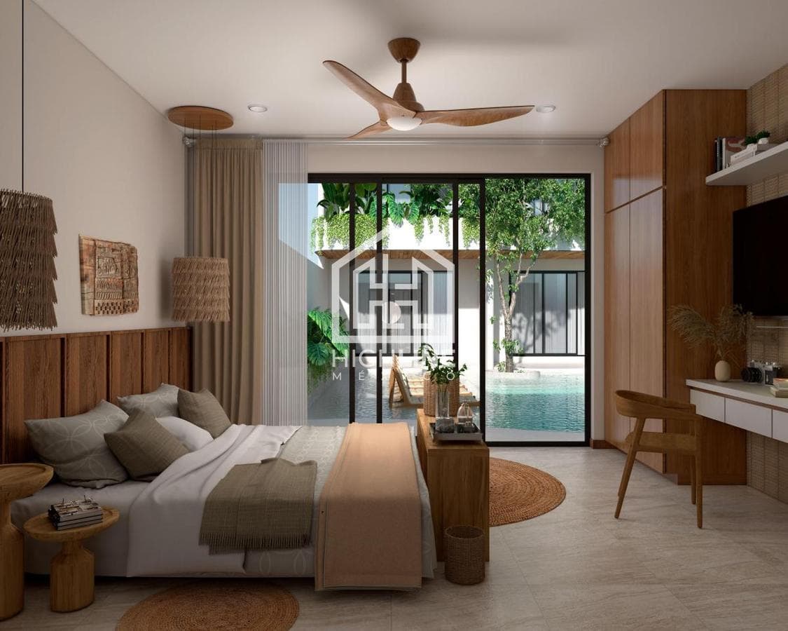 Estudio en venta con Balcony Pool en Tulum a pocos metros del mar | Alberca y Gym