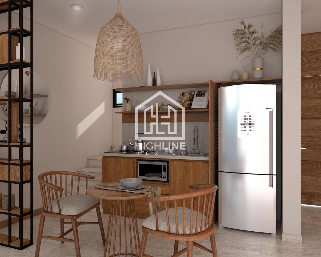 Estudio en venta con Balcony Pool en Tulum a pocos metros del mar | Alberca y Gym