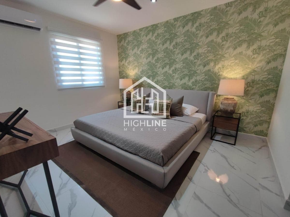 Departamento en venta en Cancún de 2 habitaciones con alberca,huerto y más