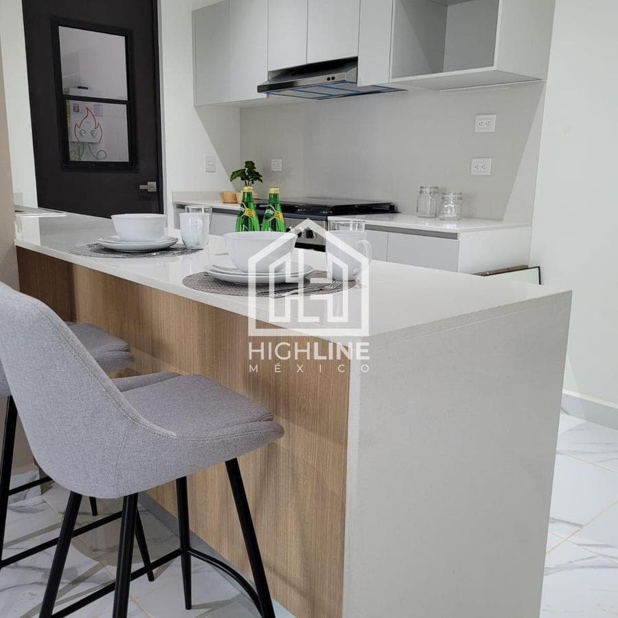 Departamento en venta en Cancún de 2 habitaciones con alberca,huerto y más