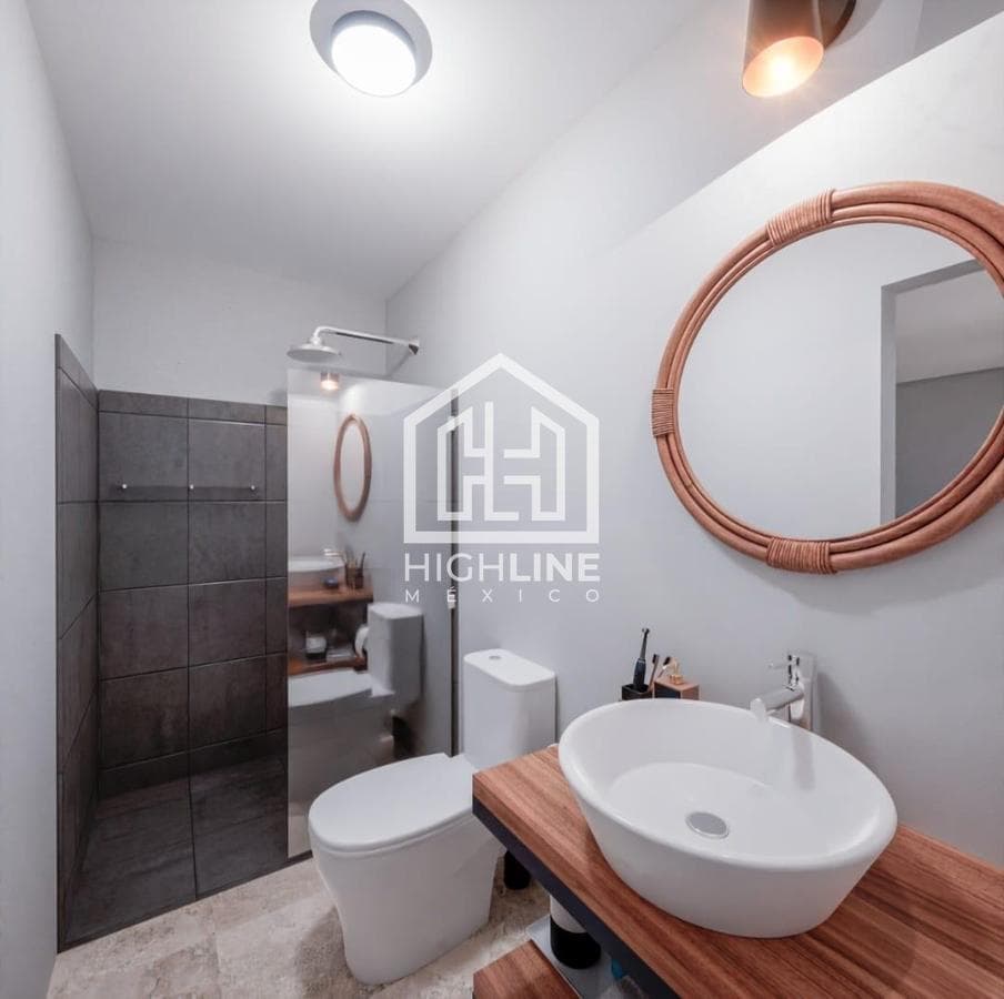 Departamento de 1 habitacion a la venta con alberca en Tulum.