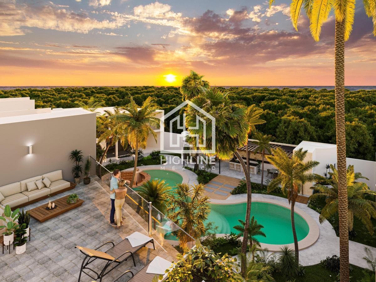 Pre-sale: 2-Bedroom Apartment in Cozumel with a Garden | Near the Ocean!