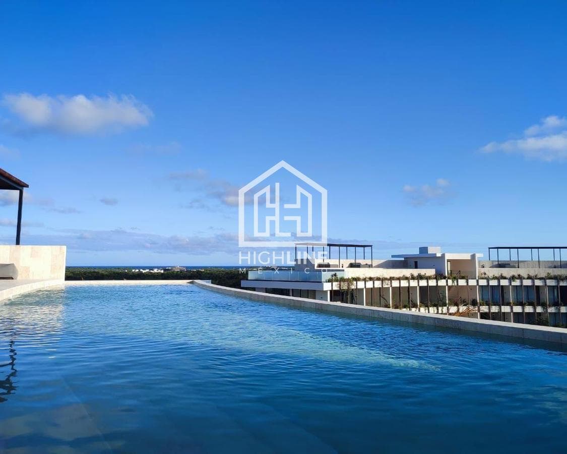 1-bedroom loft-style apartment for sale in Tulum, just a few meters from the beach | Pool and gym