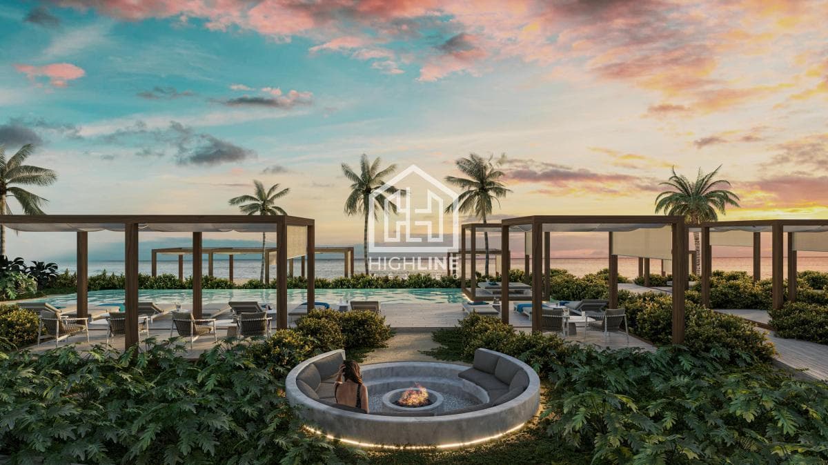 Departamento en venta de 1 habitación estudio en Puerto Morelos | Jacuzzi, frente al mar