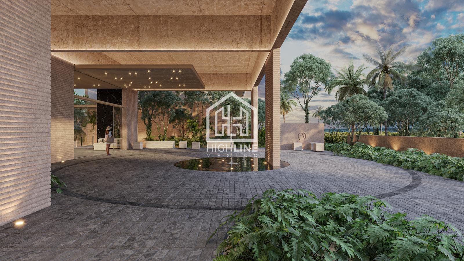 Departamento en venta de 1 habitación estudio en Puerto Morelos | Jacuzzi, frente al mar