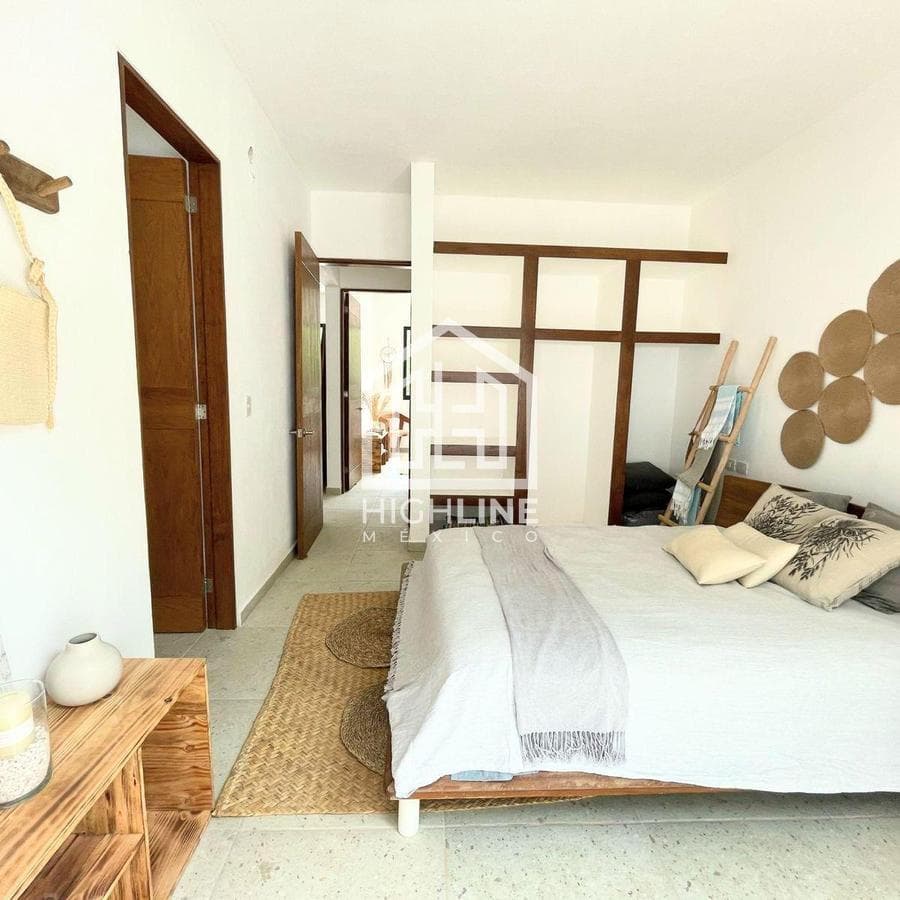 Departamento en venta de 2 habitaciones con entrega inmediata en Tulum | Alberca privada y gym