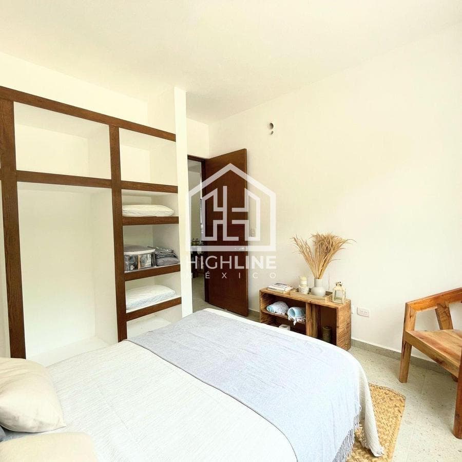 Departamento en venta de 2 habitaciones con entrega inmediata en Tulum | Alberca privada y gym