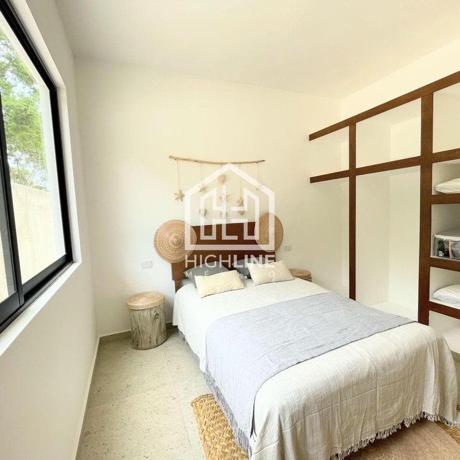 Departamento en venta de 2 habitaciones con entrega inmediata en Tulum | Alberca privada y gym