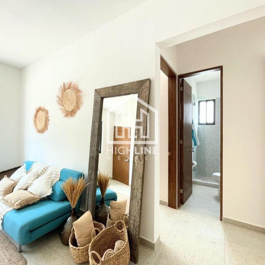 Departamento en venta de 2 habitaciones con entrega inmediata en Tulum | Alberca privada y gym