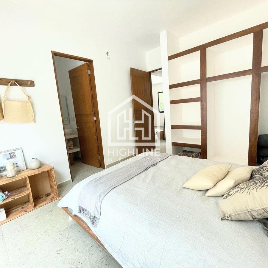 Departamento en venta de 2 habitaciones con entrega inmediata en Tulum | Alberca privada y gym