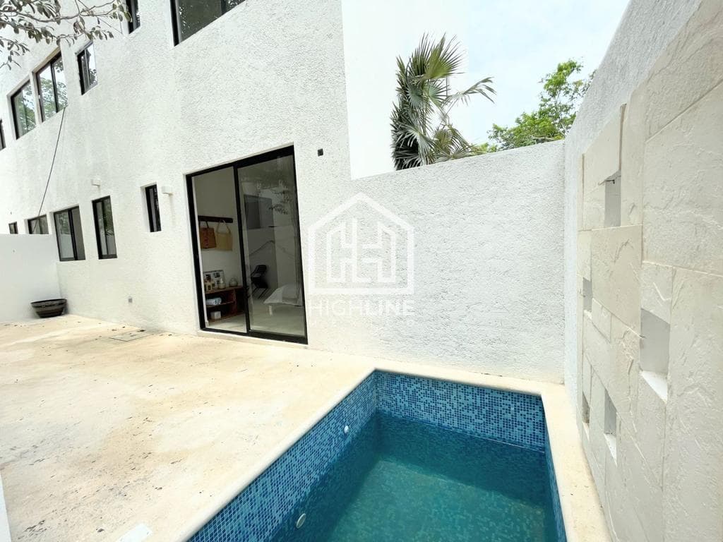 Departamento en venta de 2 habitaciones con entrega inmediata en Tulum | Alberca privada y gym