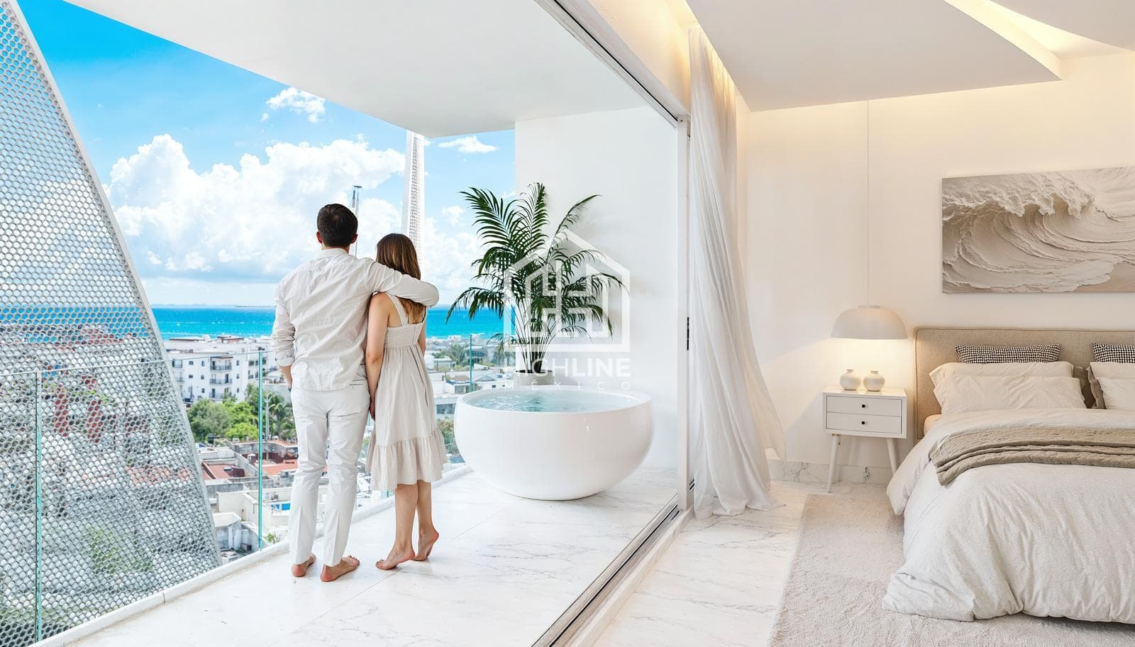 DEPARTAMENTO EN VENTA UBICADO EN PLAYA DEL CARMEN A METROS DE LA PLAYA