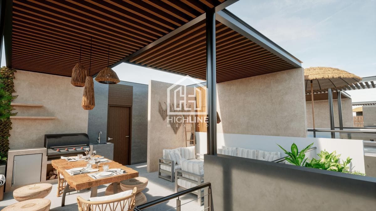 PENTHOUSE EN VENTA 1 RECAMARA CON JACUZZI PRIVADO,AMUEBLADO,FINANCIADO Y RENTAS GARANTIZADAS