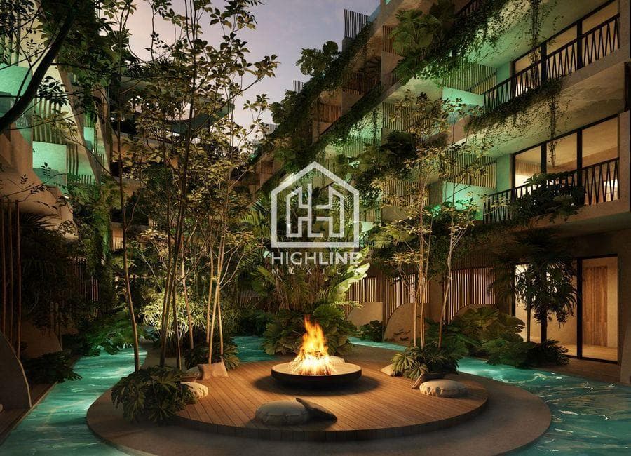 Departamento en VENTA EN Tulum 45 M2 a 5 Minutos de La Playa