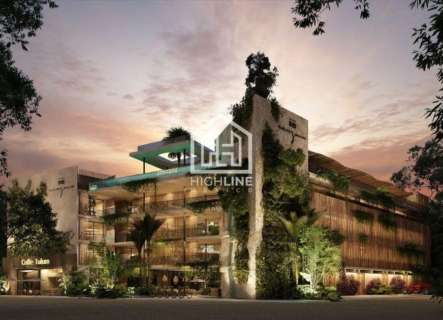 Departamento en VENTA EN Tulum 45 M2 a 5 Minutos de La Playa