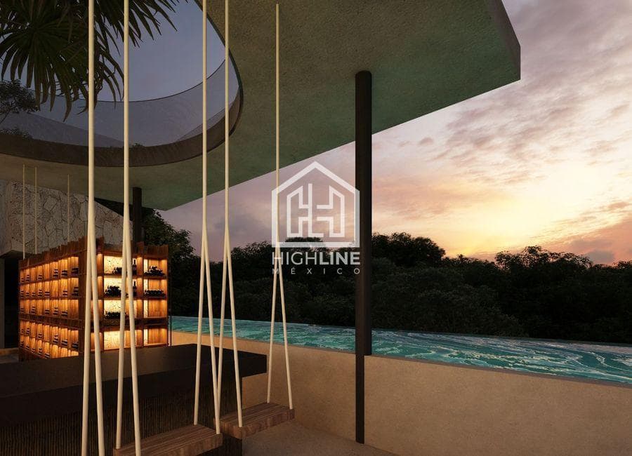 Departamento en VENTA EN Tulum 45 M2 a 5 Minutos de La Playa