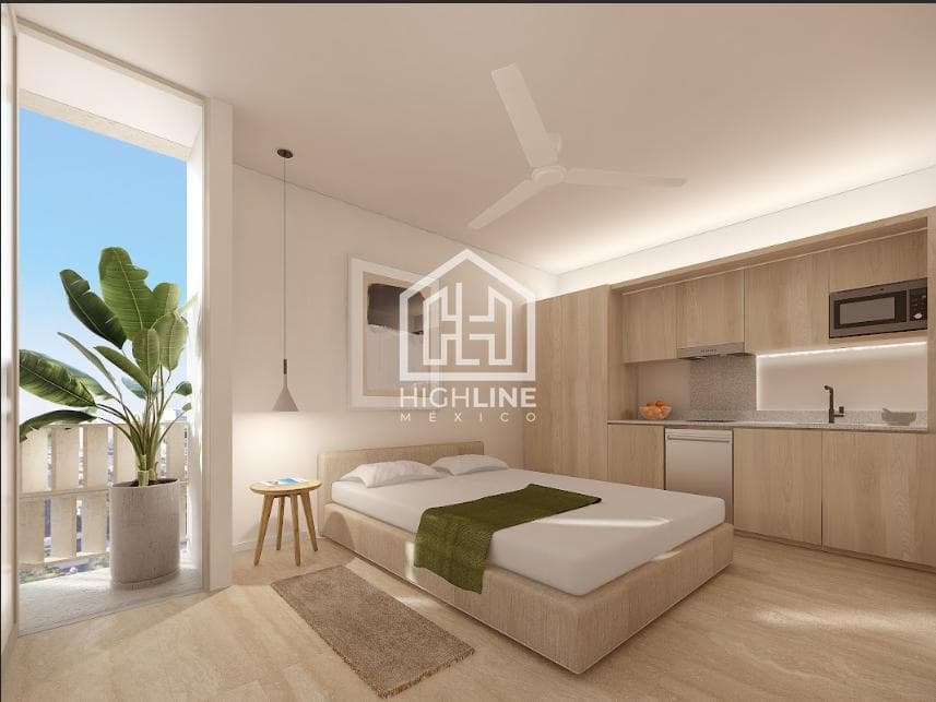 VENTA DE DEPARTAMENTO EN CANCUN 2 HABITACIONES A 5 MIN DE LA ZONA HOTELERA