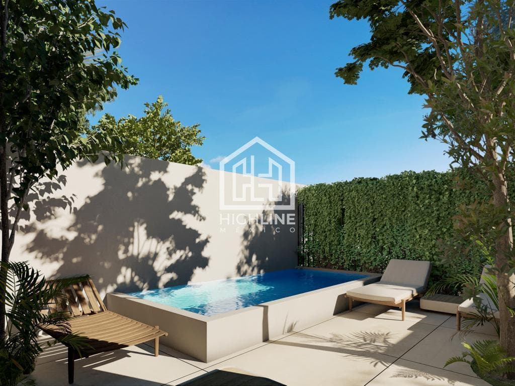 APARTMENT FOR SALE IN TULUM, 10 MINUTES FROM THE BEACH