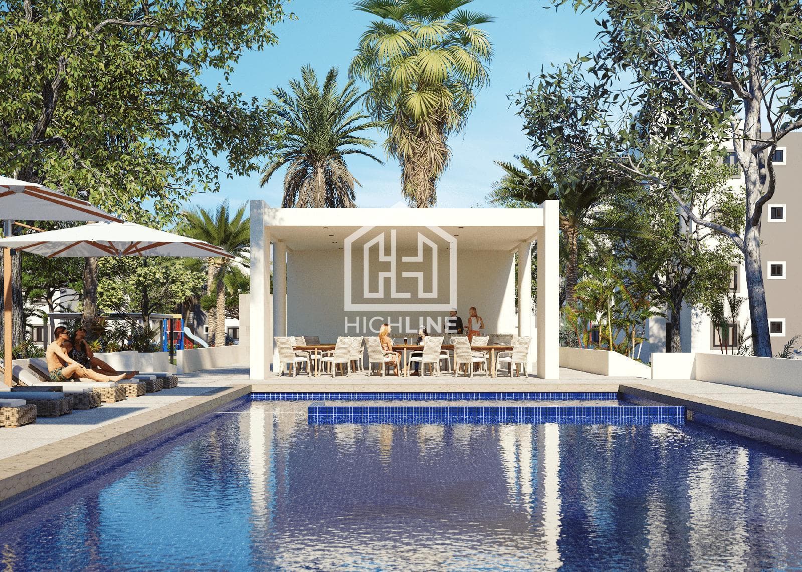 APARTMENT FOR SALE IN PLAYA DEL CARMEN, 5 MINUTES FROM THE BEACH