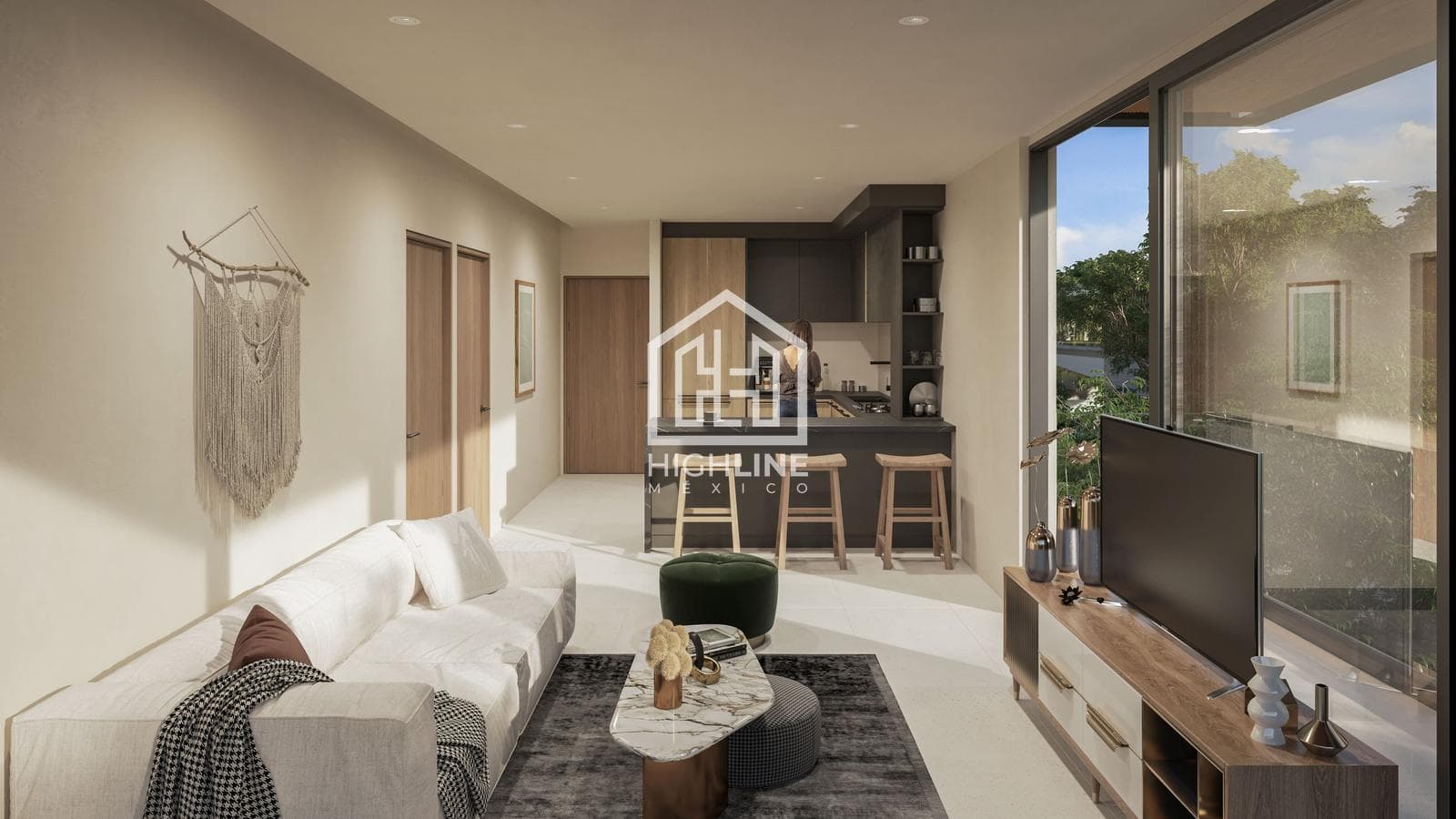 Departamento en Venta en Playacar de 1 Recamara a 5 min de la playa