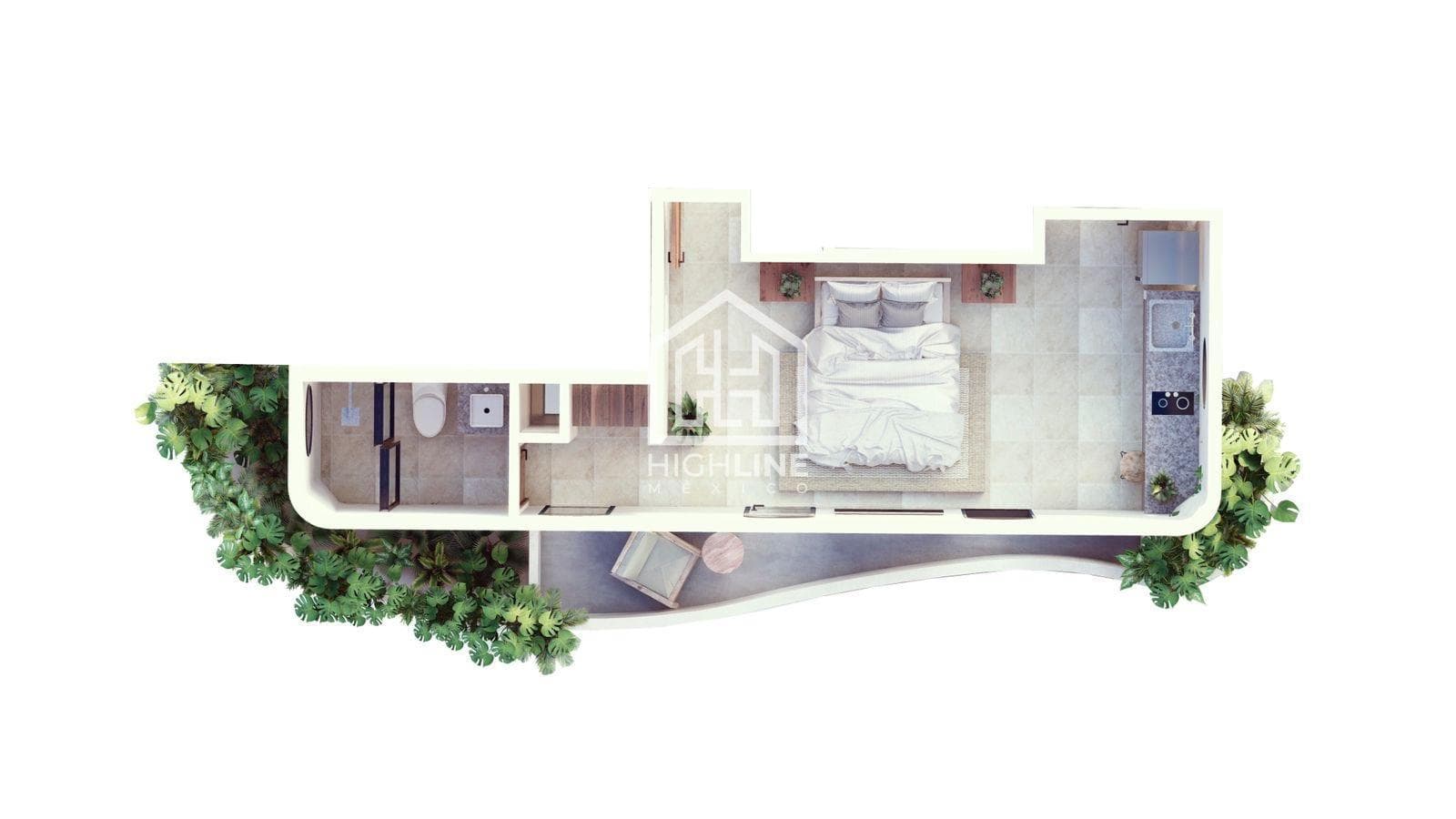 DEPARTAMENTO ESTUDIO/ PREVENTA/ 5 MINUTOS DEL NUEVO CENTRO COMERCIAL/ OPORTUNIDAD!