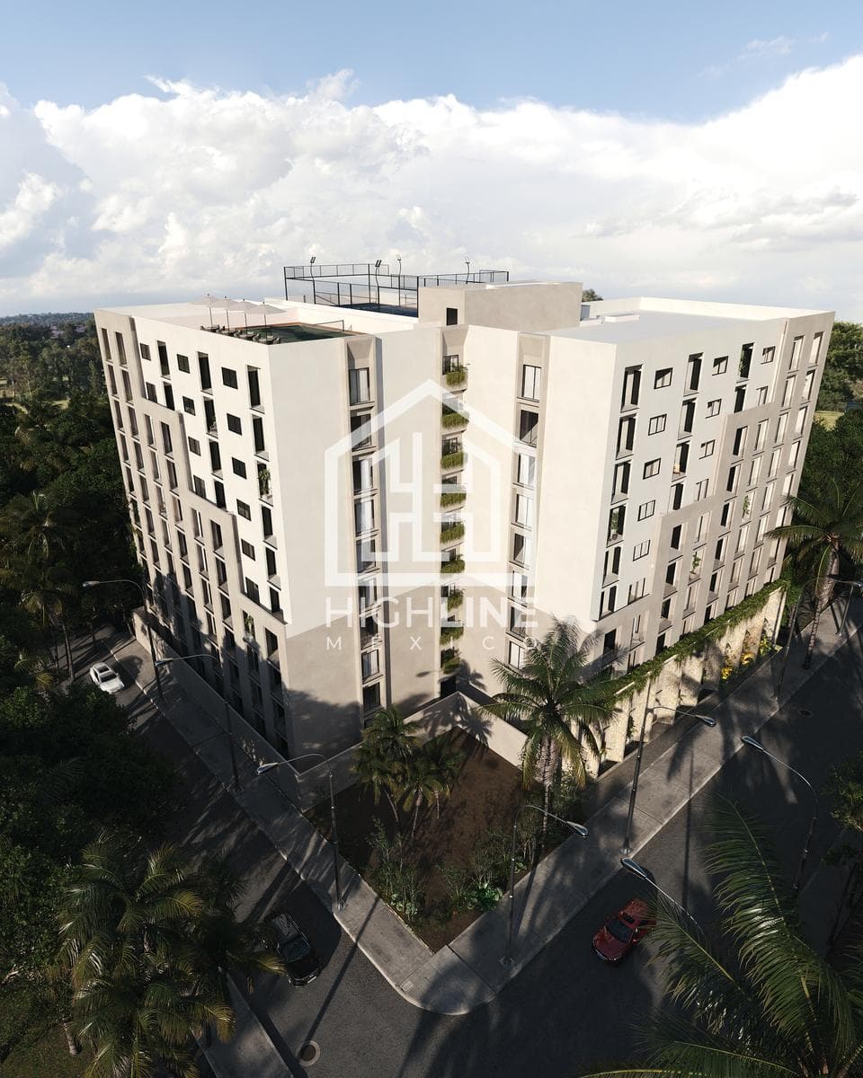 Departamento de 2 recámaras, VENTA, PLUSVALIA, RETORNOS ALTOS. SOBRE AVENIDA 38 AMENIDADES DE LUJO