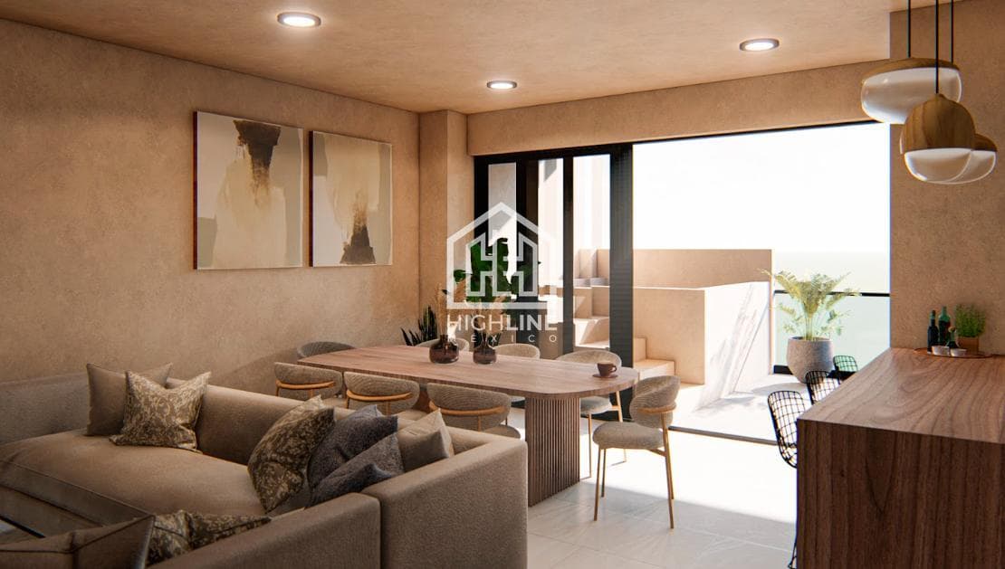 2-BEDROOM APARTMENT IN PLAYA DEL CARMEN, 10 MINUTES FROM THE BEACH—IDEAL FOR LONG-TERM RENTAL
