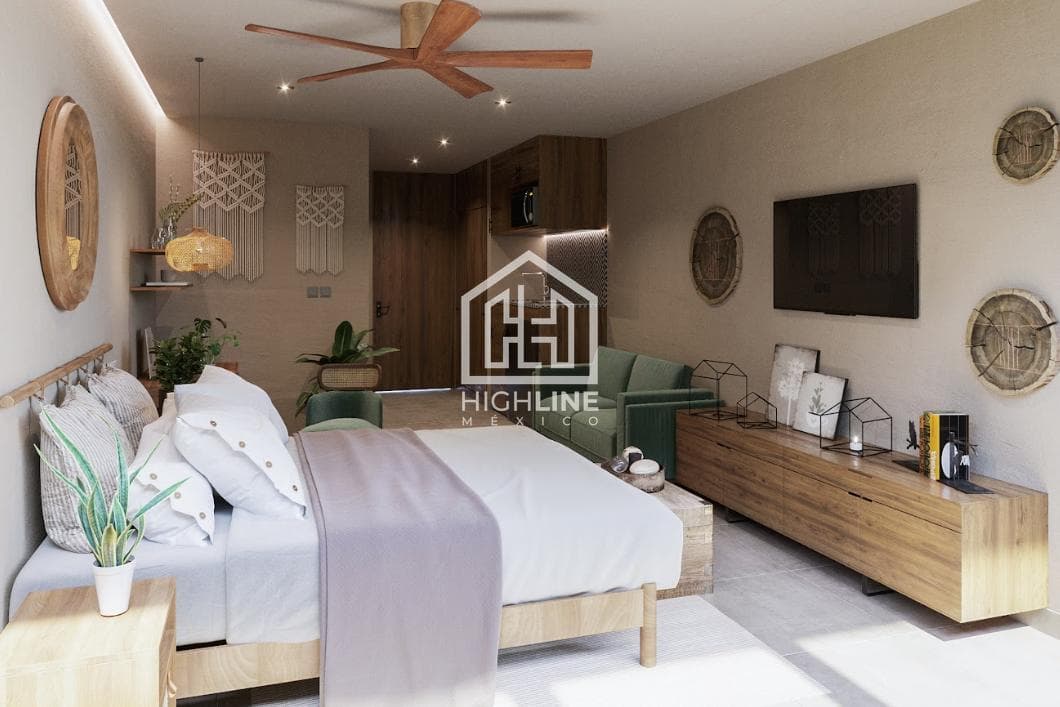 STUDIO FOR SALE IN TULUM, JUST MINUTES FROM THE BEACH—FULLY EQUIPPED AND FURNISHED