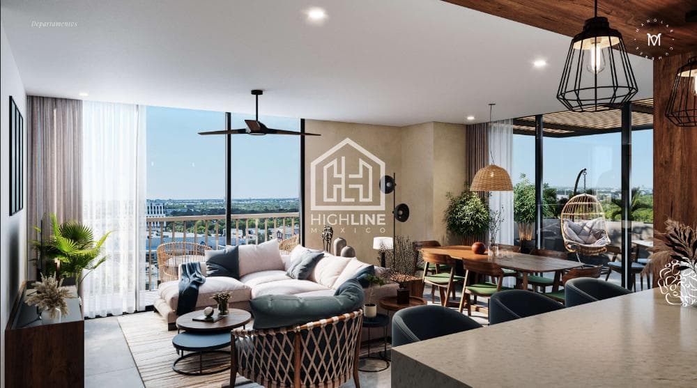 APARTMENT FOR SALE IN CANCUN IN THE FASTEST-GROWING AREA