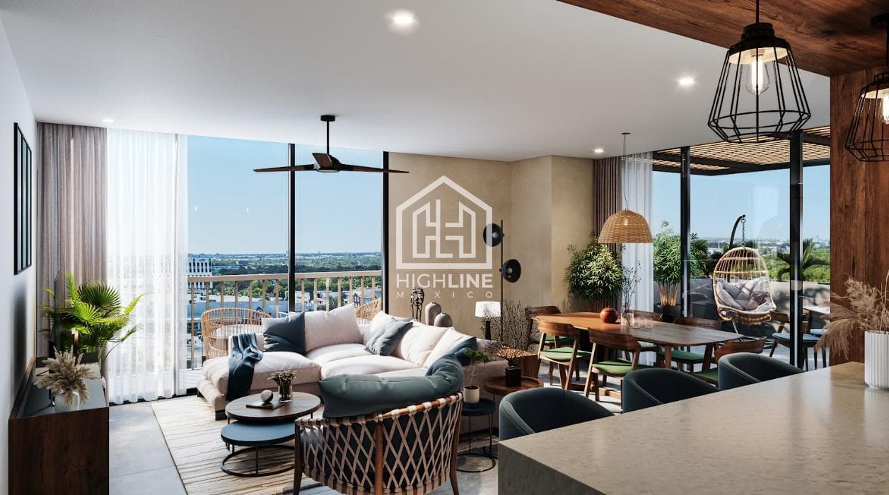 APARTMENT FOR SALE IN CANCUN IN THE FASTEST-GROWING AREA