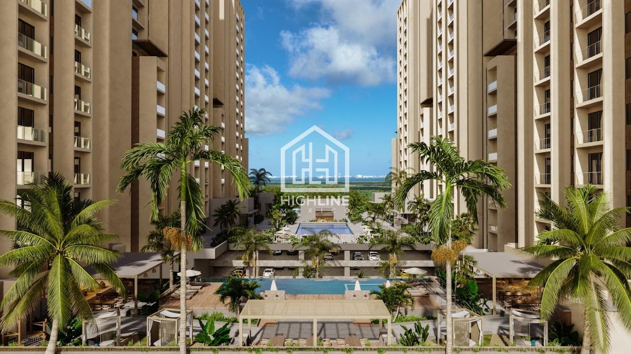 APARTMENT FOR SALE IN CANCUN IN THE FASTEST-GROWING AREA