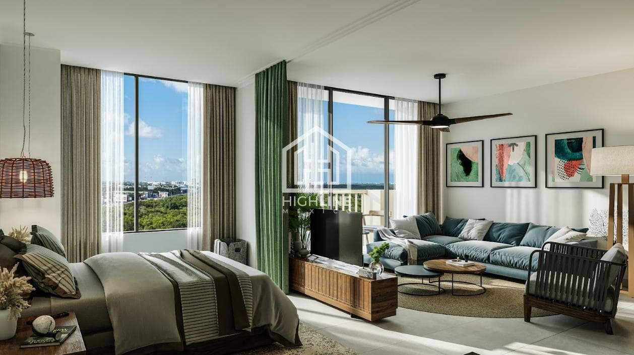 APARTMENT FOR SALE IN CANCUN IN THE FASTEST-GROWING AREA