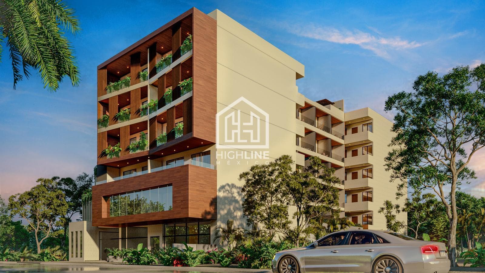 APARTMENT FOR SALE IN PUERTO MORELOS, 5 MINUTES FROM THE BEACH | GYM | ROOFTOP