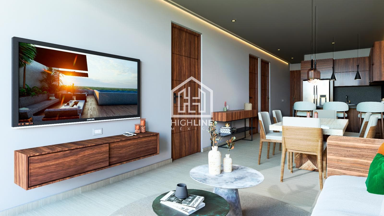 APARTMENT FOR SALE IN PUERTO MORELOS, 5 MINUTES FROM THE BEACH | GYM | ROOFTOP