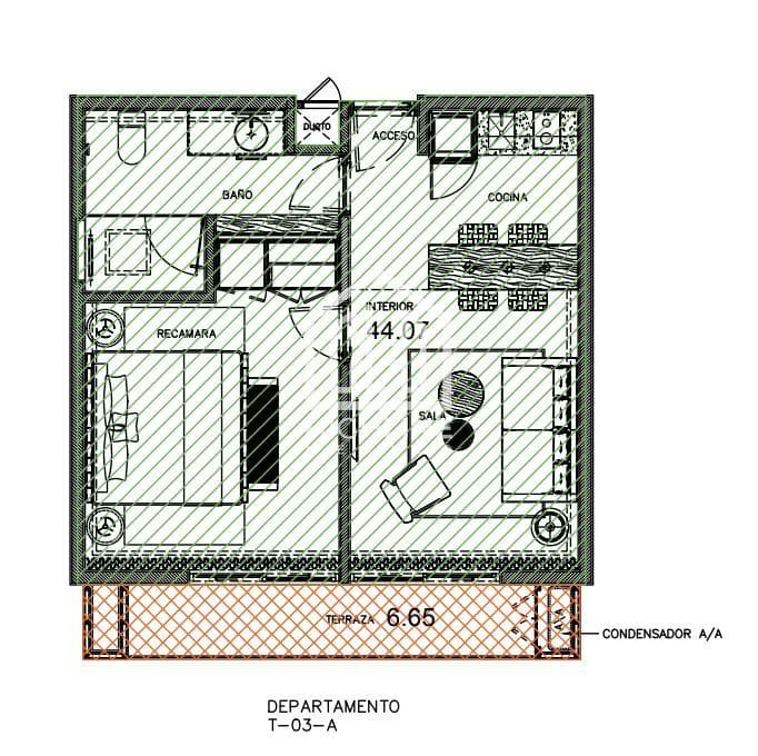 1-BEDROOM APARTMENT / PRE-SALE / 10 MINUTES FROM THE BEACH / PLAYA DEL CARMEN / ROI / FINANCING AVAILABLE!!
