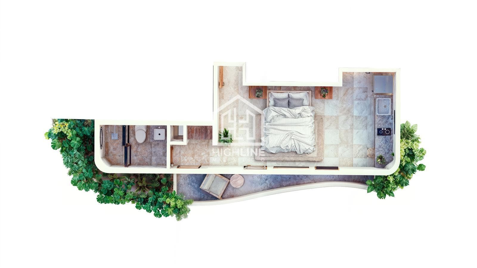 Studio Apartment for Sale in Tulum, Just a Few Meters from the Beach | Pool and Gym