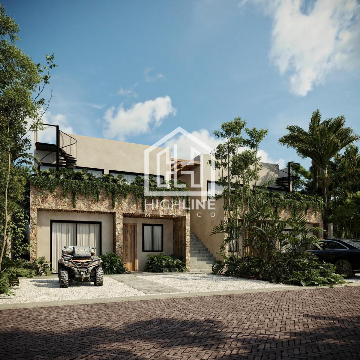 HOUSE FOR SALE IN TULUM: 2 BEDROOMS / LAUNDRY AREA / PRIVATE PARKING