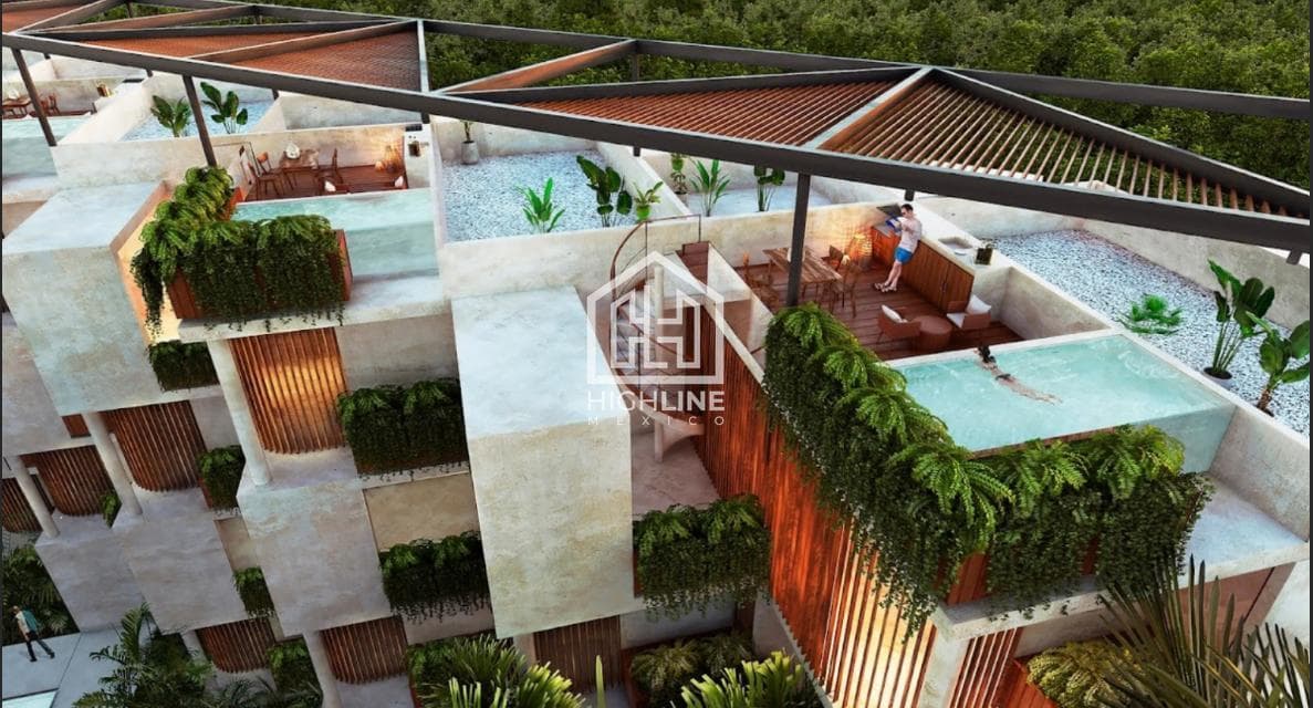 APARTMENT FOR SALE IN PLAYA DEL CARMEN WITH A LOCK-OFF UNIT, 15 MINUTES FROM THE BEACH