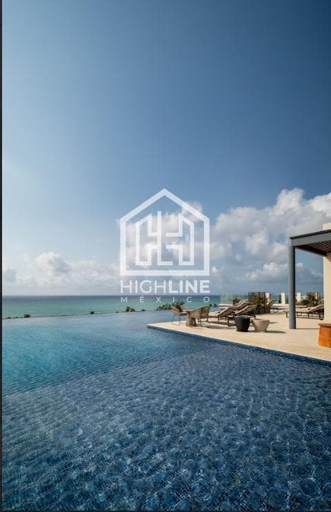 VENTA DE DEPARATMENTO EN PLAYA DEL CARMEN CON VISTA AL MAR 3 HABITACIONES