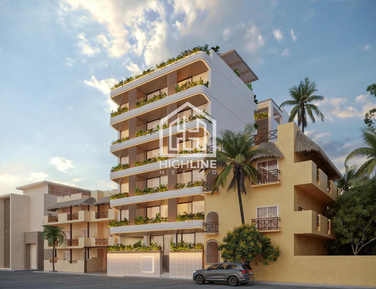 STUDIO WITH OCEAN VIEWS / 2 BLOCKS FROM MAMITAS BEACH / PLAYA DEL CARMEN / ROI / CAPITAL GAINS.