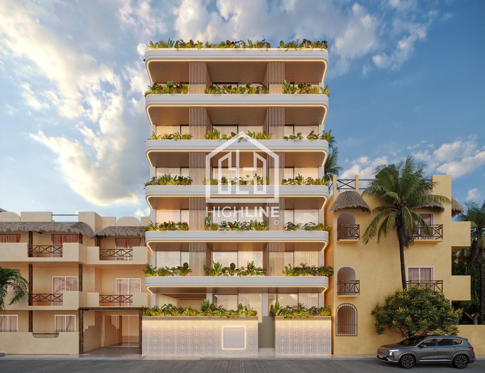 STUDIO WITH OCEAN VIEWS / 2 BLOCKS FROM MAMITAS BEACH / PLAYA DEL CARMEN / ROI / CAPITAL GAINS.
