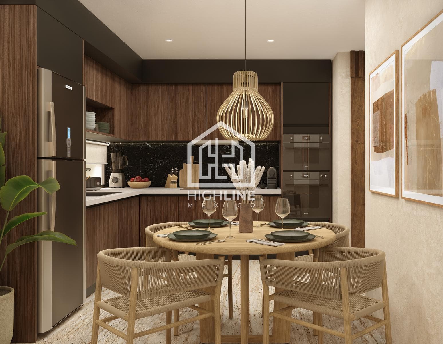 Two-bedroom apartment for SALE in Playa del Carmen, with swimming pools